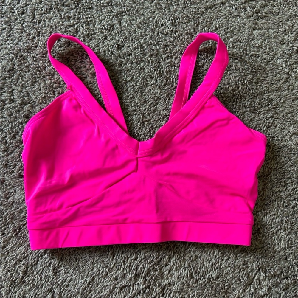 Vibrant Pink Sports Bra